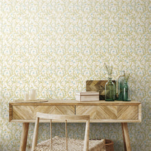 HWA1265W Floral Trail Sky & Apple Wallpaper by Hoopla Walls