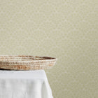 HWA1269W Ditsy Deco Fan Sage Wallpaper by Hoopla Walls