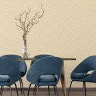 HWA1023W Deco Fan Gold Wallpaper by Hoopla Walls