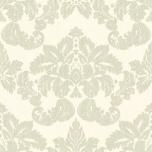 HWA1554W Windsor Damask Soft Sage New Heritage Wallpaper by Hoopla Walls