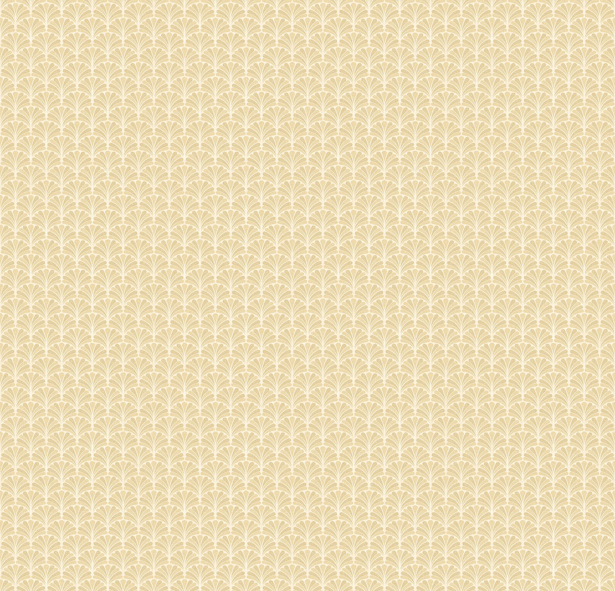HWA1560W Shell Fan Sand New Heritage Wallpaper by Hoopla Walls