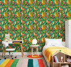 HWA1273W Animal Kingdom Lush Forest Wallpaper by Hoopla Walls