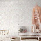 HWA1278W Alphabet Jumble Soft Sorbet Wallpaper by Hoopla Walls