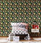 HWA1291W Bug Garden Marmalade Twist Wallpaper by Hoopla Walls