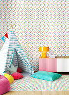 HWA1317W Dotty Juicy Fruit Wallpaper by Hoopla Walls
