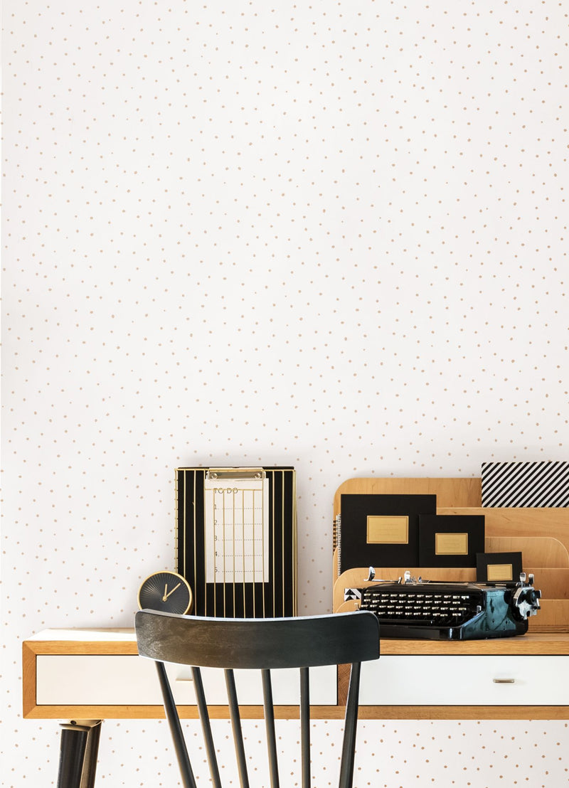 HWA1319W Mini Dots Popcorn Wallpaper by Hoopla Walls