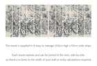 ICN50104M Roar Linen Mural by Ohpopsi