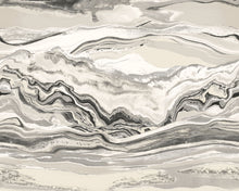 ICN50108M Metamorph Alabaster & Jet Mural by Ohpopsi