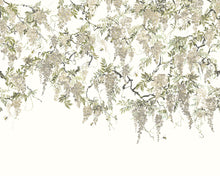 ICN50113M Trailing Wisteria Linen Mural by Ohpopsi
