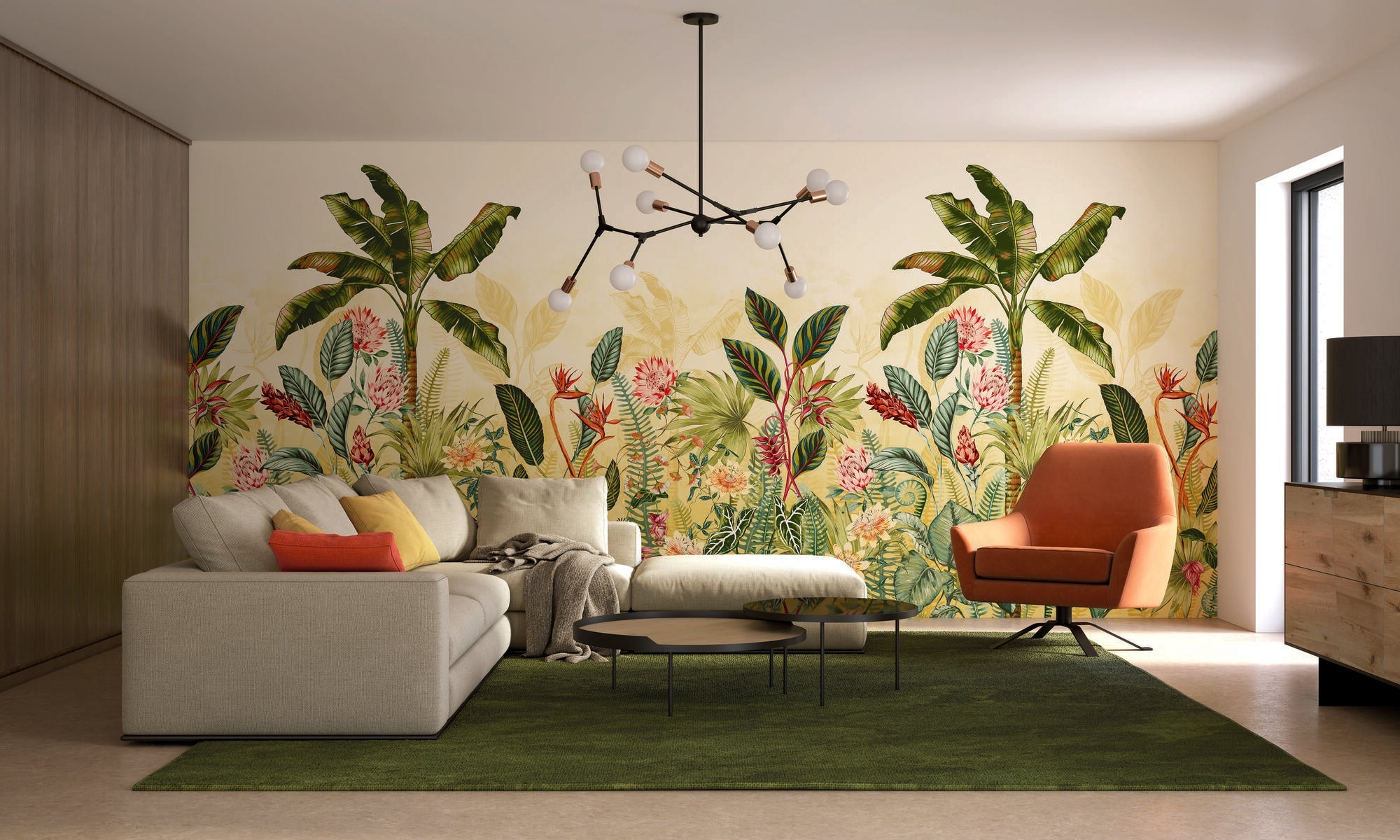 ICN50115M Jangala Sahara Mural by Ohpopsi