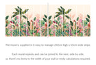 ICN50117M Jangala Watermelon Mural by Ohpopsi