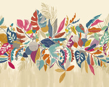 ICN50123M Abstract Tropic Warm Spice Mural by Ohpopsi