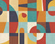 Blocky Cinnamon & Spice Icon Murals Mural by Ohpopsi