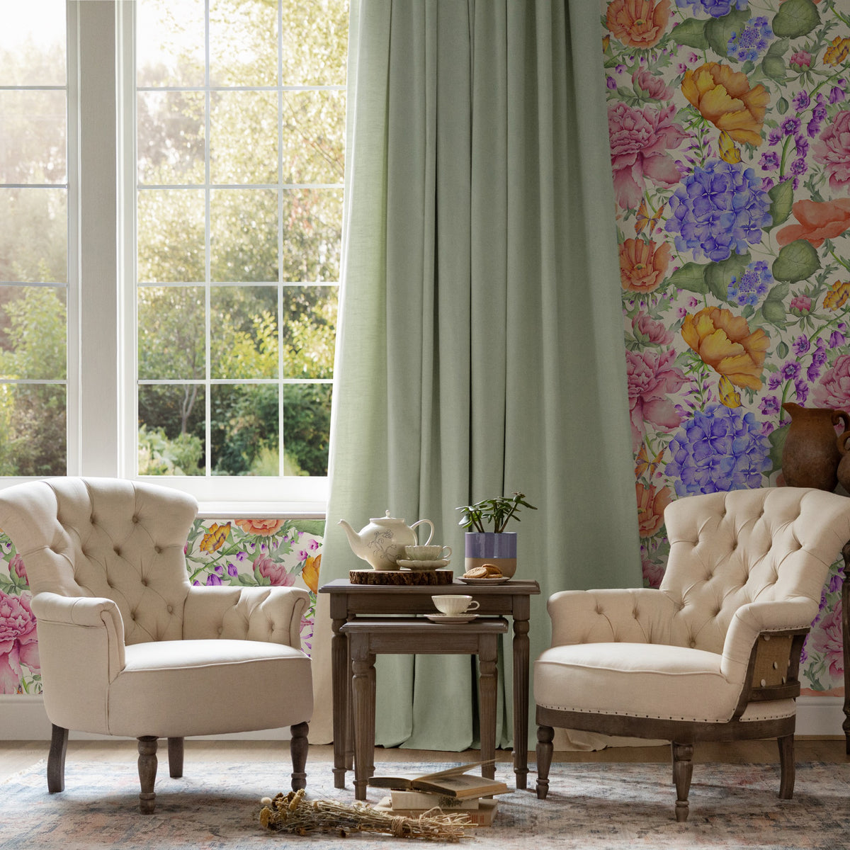 Idalia Fuchsia Wallpaper by Voyage Maison | IDALIA/WPO/FUC