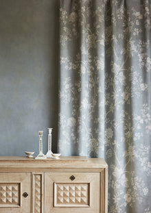 Indienne Storm Bare Bones Fabric by Lewis & Wood