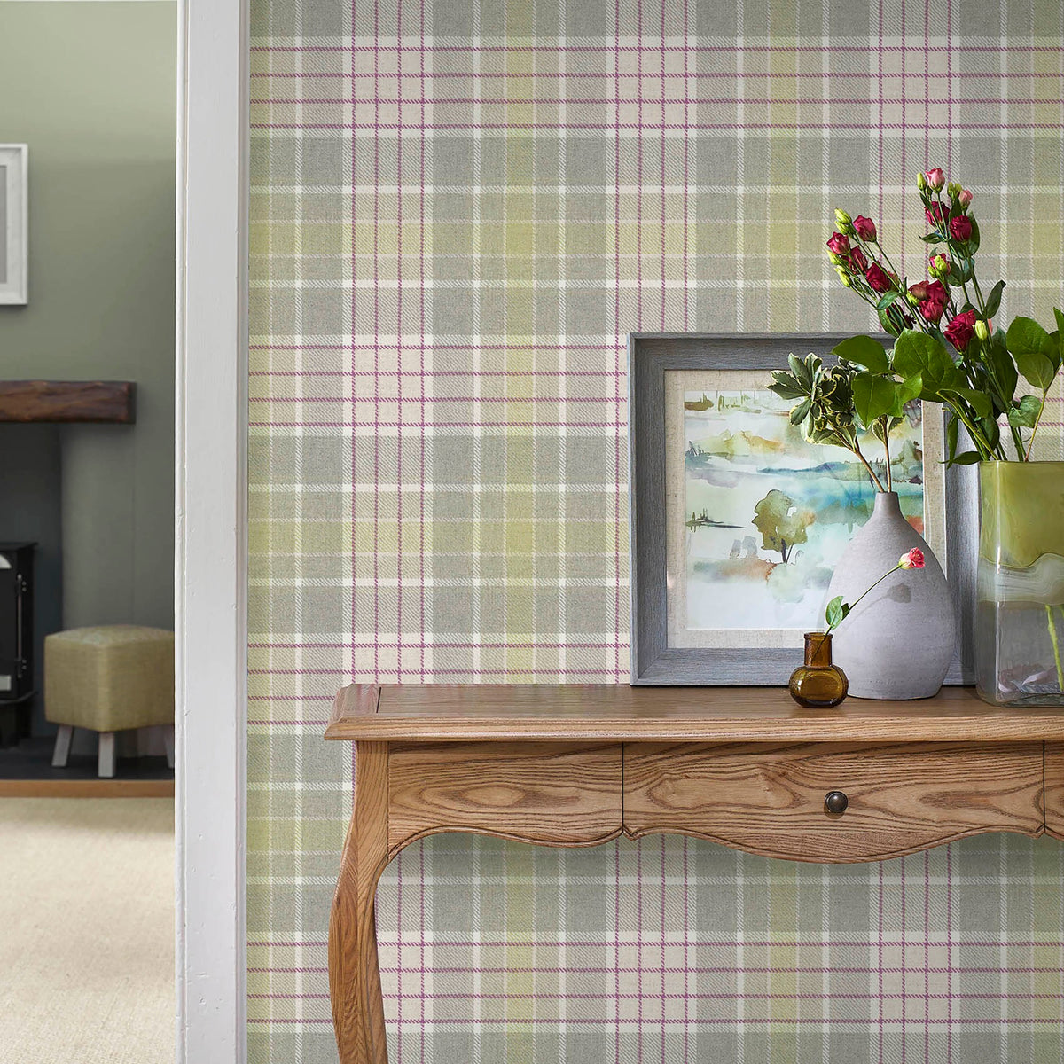 Iona Thistle Wallpaper by Voyage Maison | IONA/WPO/THI