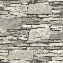 IR50300 Slate Stone Wall Structure Wallpaper by Today Interiors