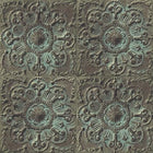 IR52004 Embossed Iron Tile Structure Wallpaper by Today Interiors