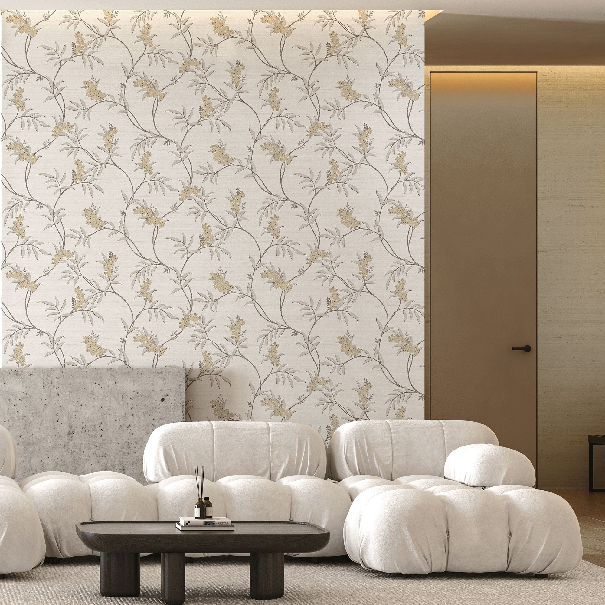 IS33301 Ramage Tonale Italian Silks and Damasks Wallpaper By Galerie