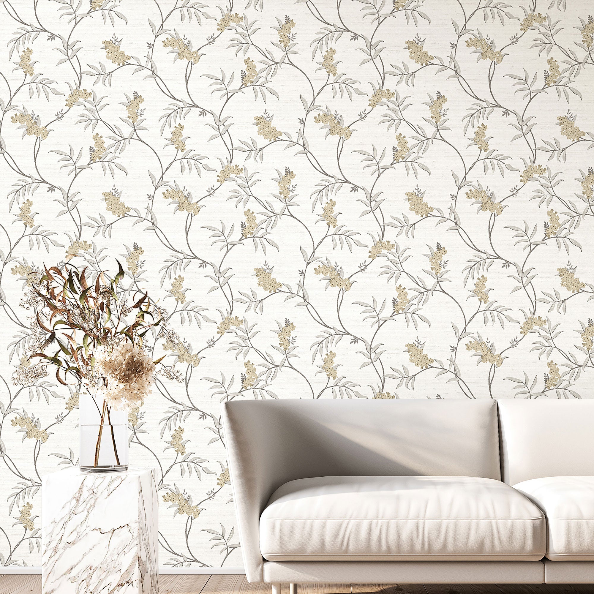 IS33301 Ramage Tonale Italian Silks and Damasks Wallpaper By Galerie