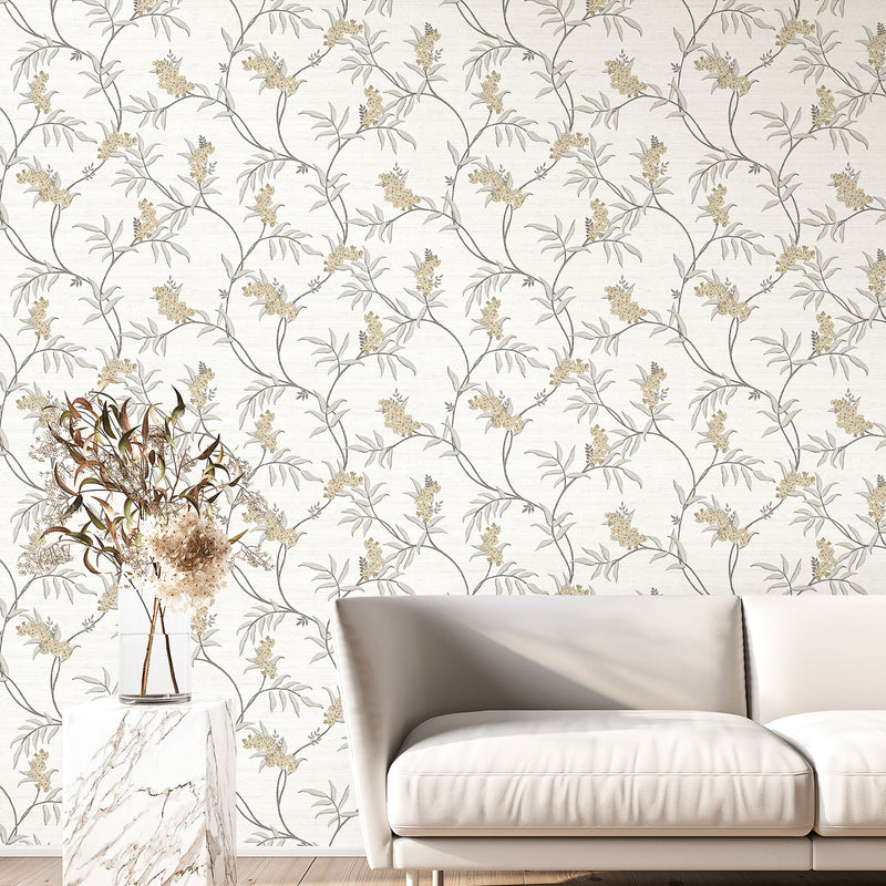 IS33301 Ramage Tonale Italian Silks and Damasks Wallpaper By Galerie