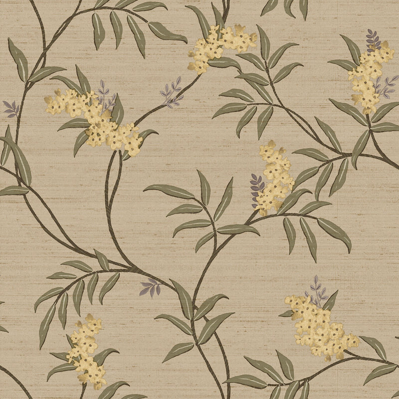 IS33302 Ramage Tonale Italian Silks and Damasks Wallpaper By Galerie
