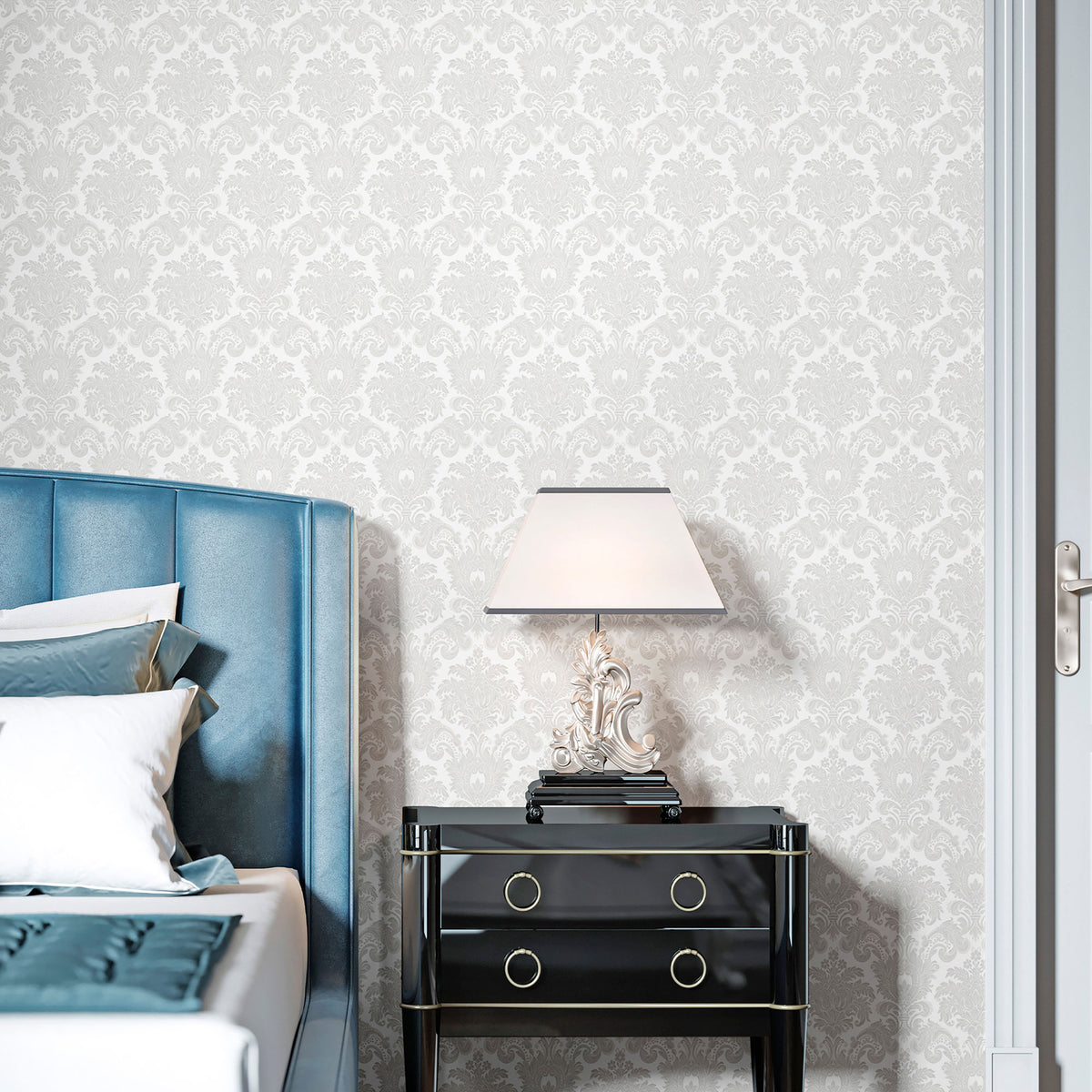 Damasco Allegro Italian Silks and Damasks Wallpaper By Galerie