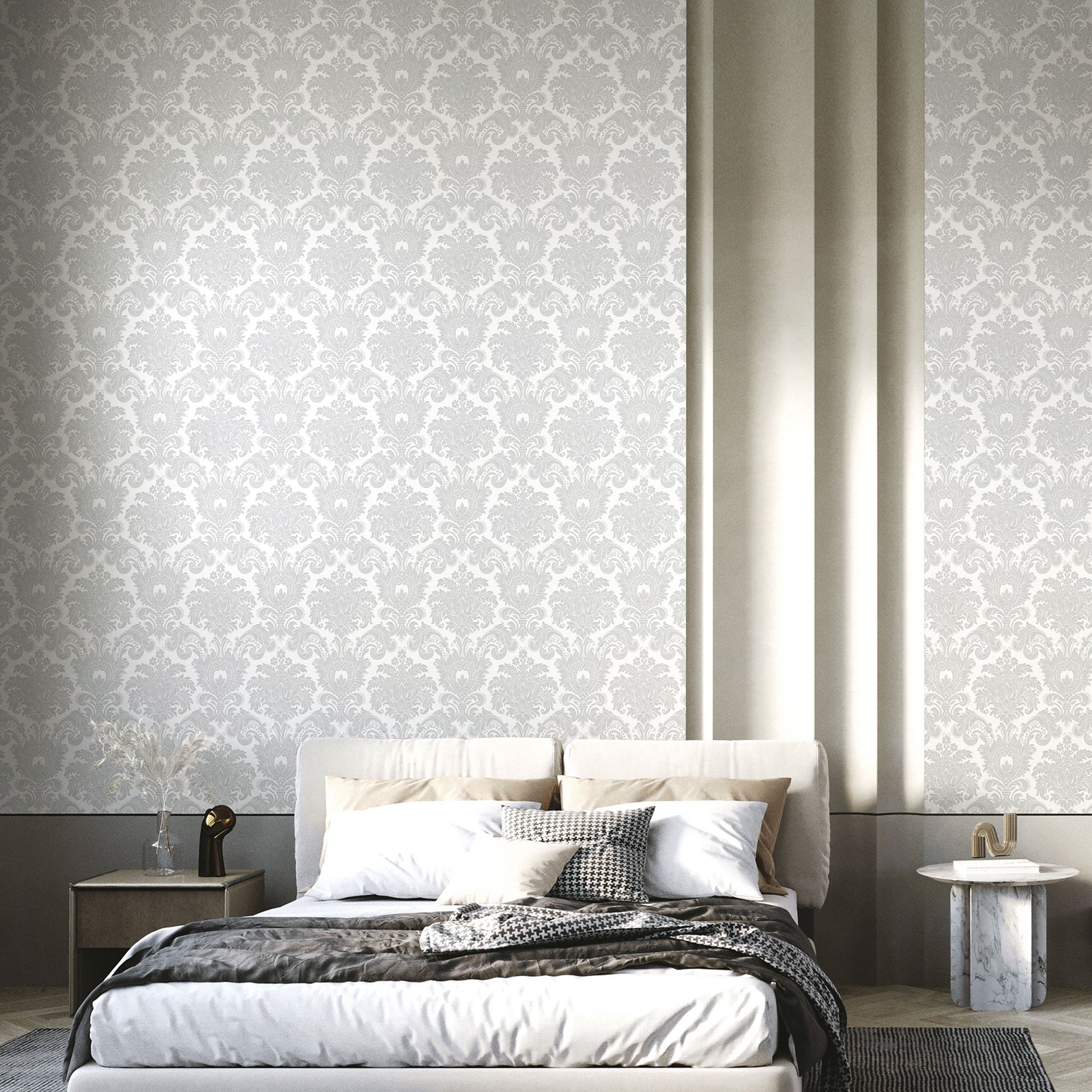 IS33321 Damasco Allegro Italian Silks and Damasks Wallpaper By Galerie