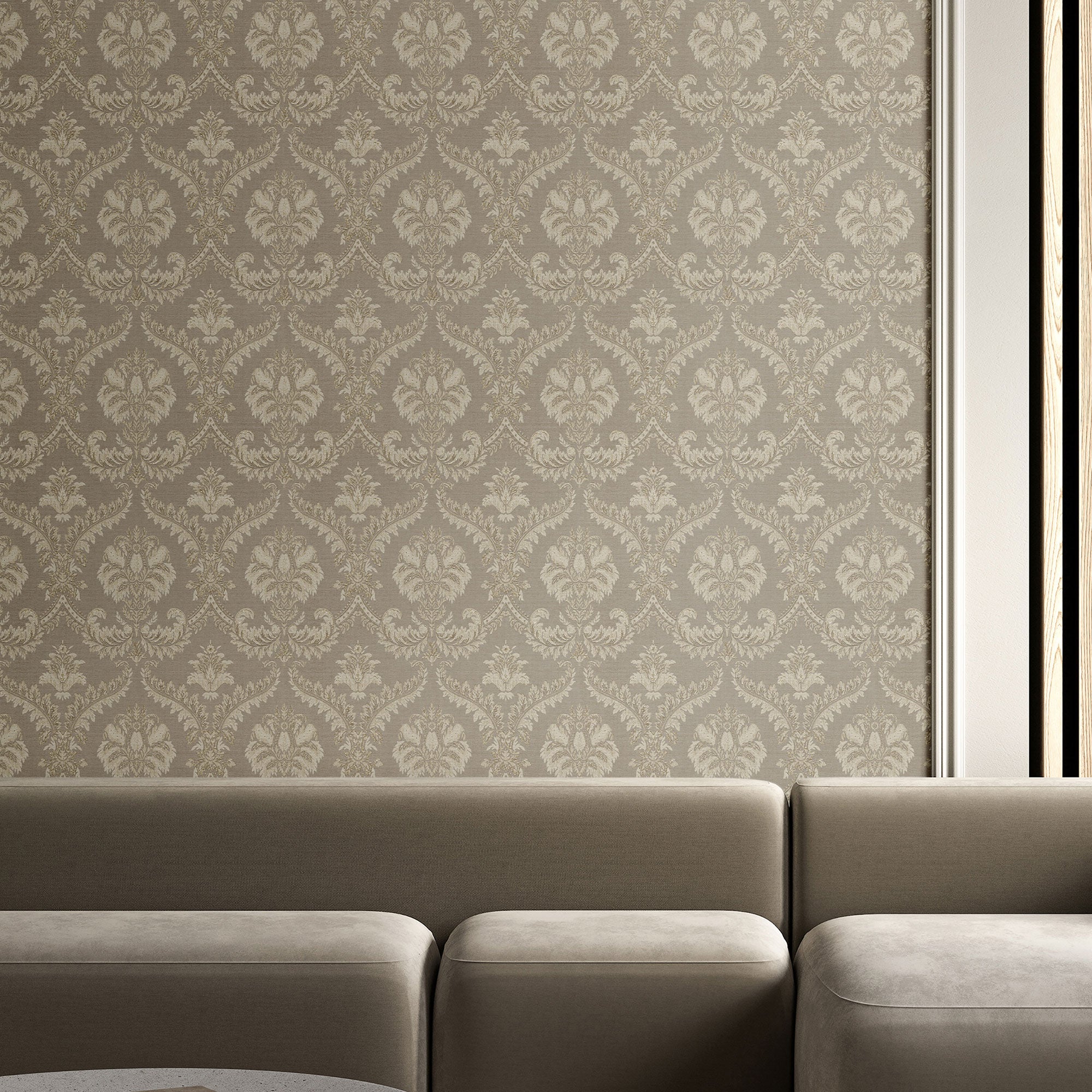IS33337 Damasco Imperiale Italian Silks and Damasks Wallpaper By Galerie