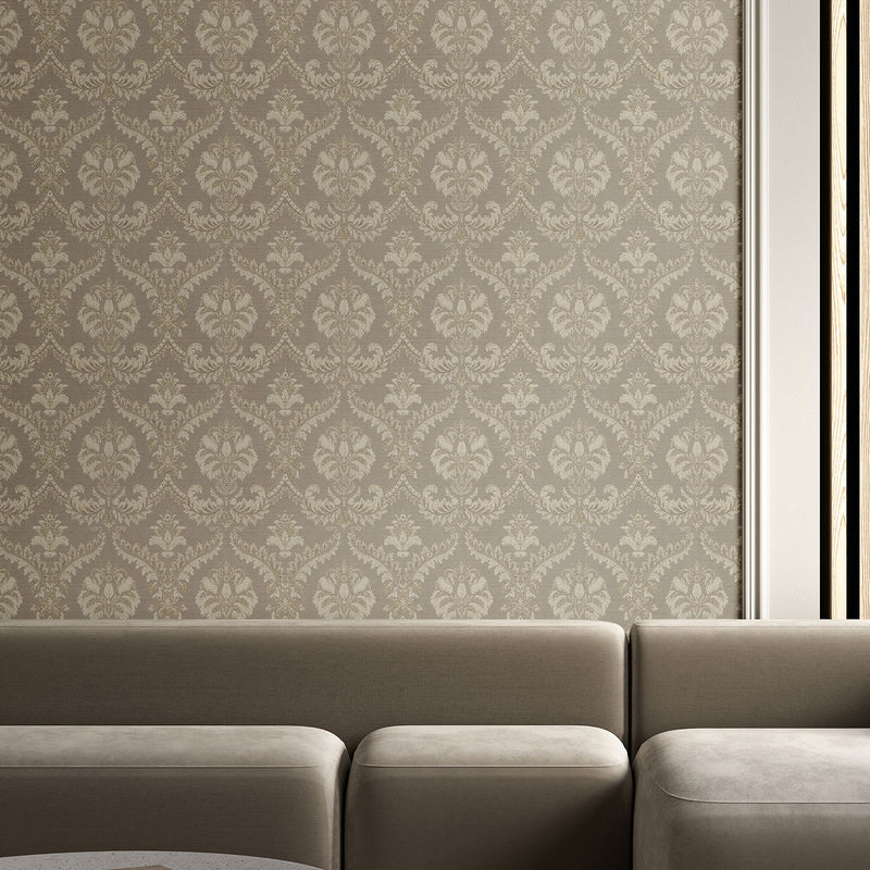 IS33337 Damasco Imperiale Italian Silks and Damasks Wallpaper By Galerie