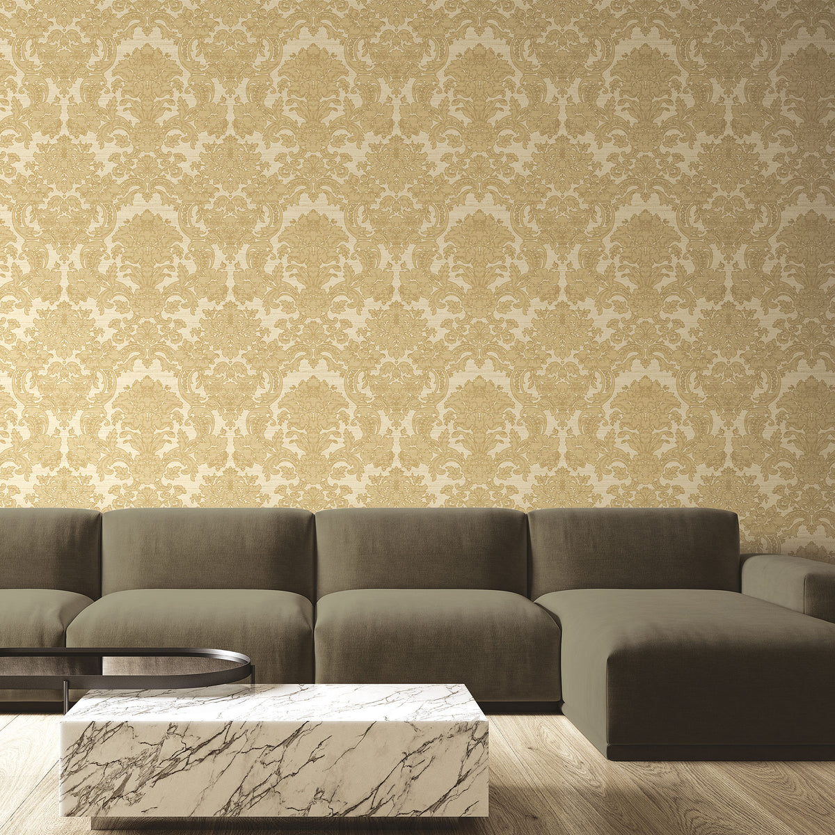 Damasco Quirinale Italian Silks and Damasks Wallpaper By Galerie