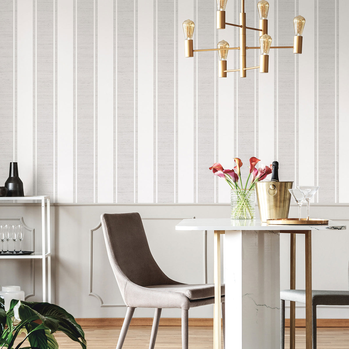 Fascia Time Italian Silks and Damasks Wallpaper By Galerie