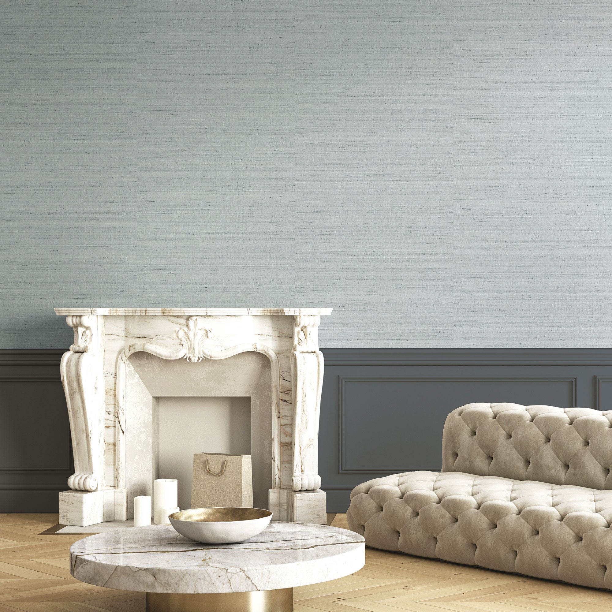 IS33386 Shantung Tonale Italian Silks and Damasks Wallpaper By Galerie