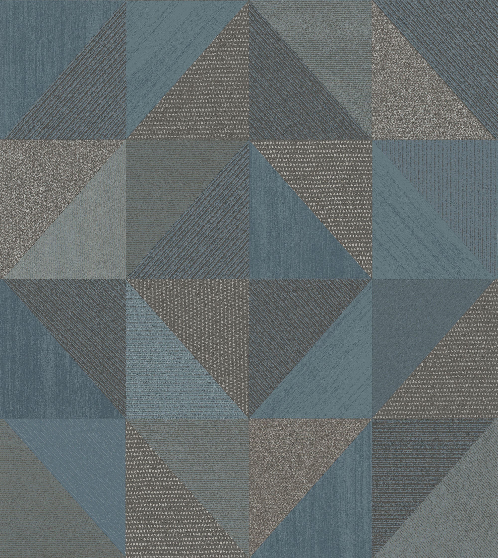 IT32417 Geometrico Congo Blue Italian Textures 4 Wallpaper by Galerie