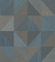 Geometrico Congo Blue Italian Textures 4 Wallpaper by Galerie