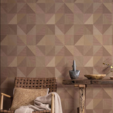 IT32418 Geometrico Congo Red Italian Textures 4 Wallpaper by Galerie