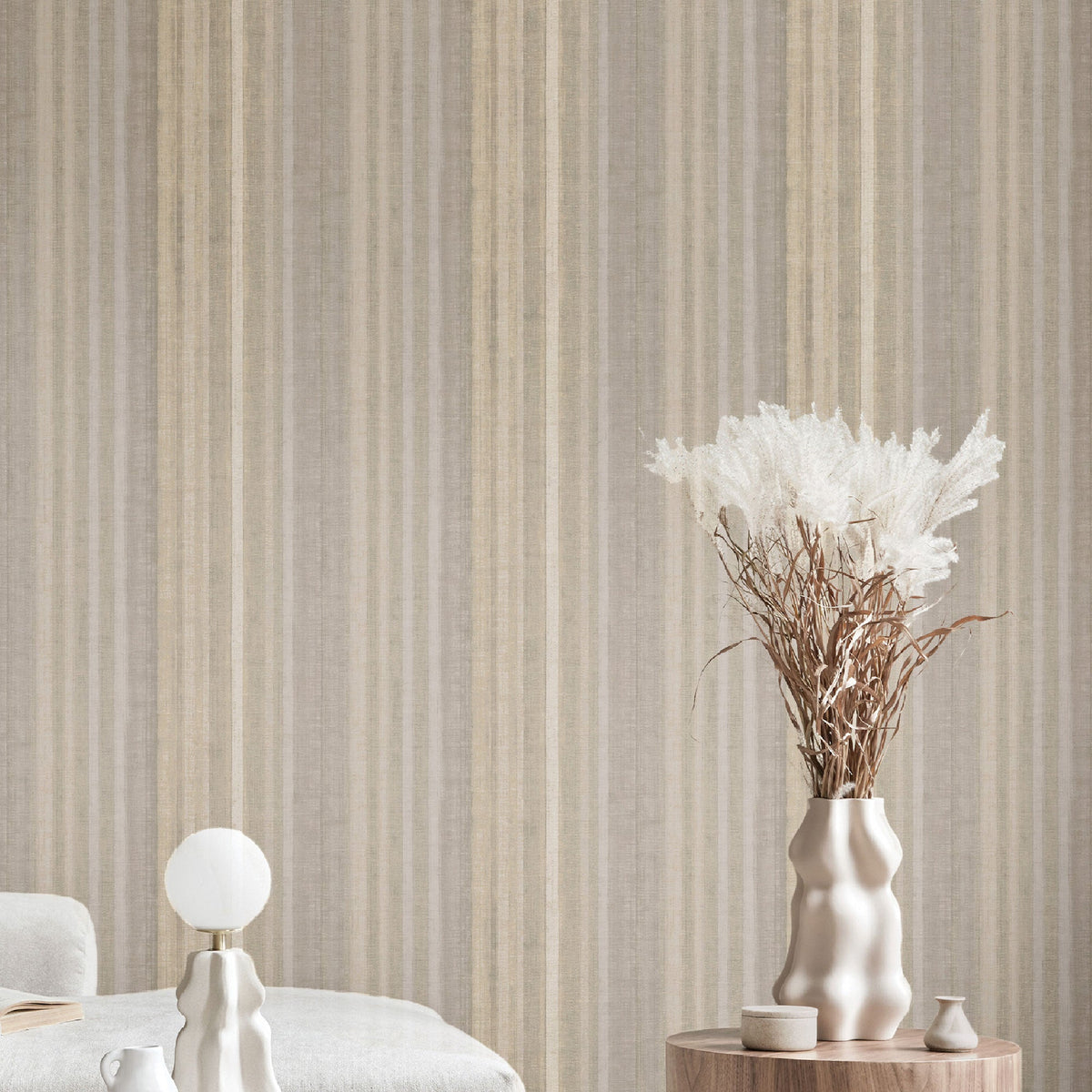 Riga Congo Hazelnut Italian Textures 4 Wallpaper by Galerie