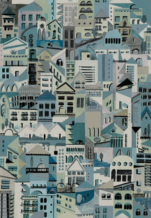 IT4401-2 Villa Azul Ítera Wallpaper by Tres Tintas