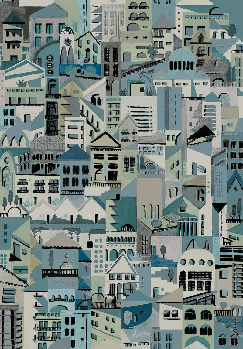 IT4401-2 Villa Azul Ítera Wallpaper by Tres Tintas