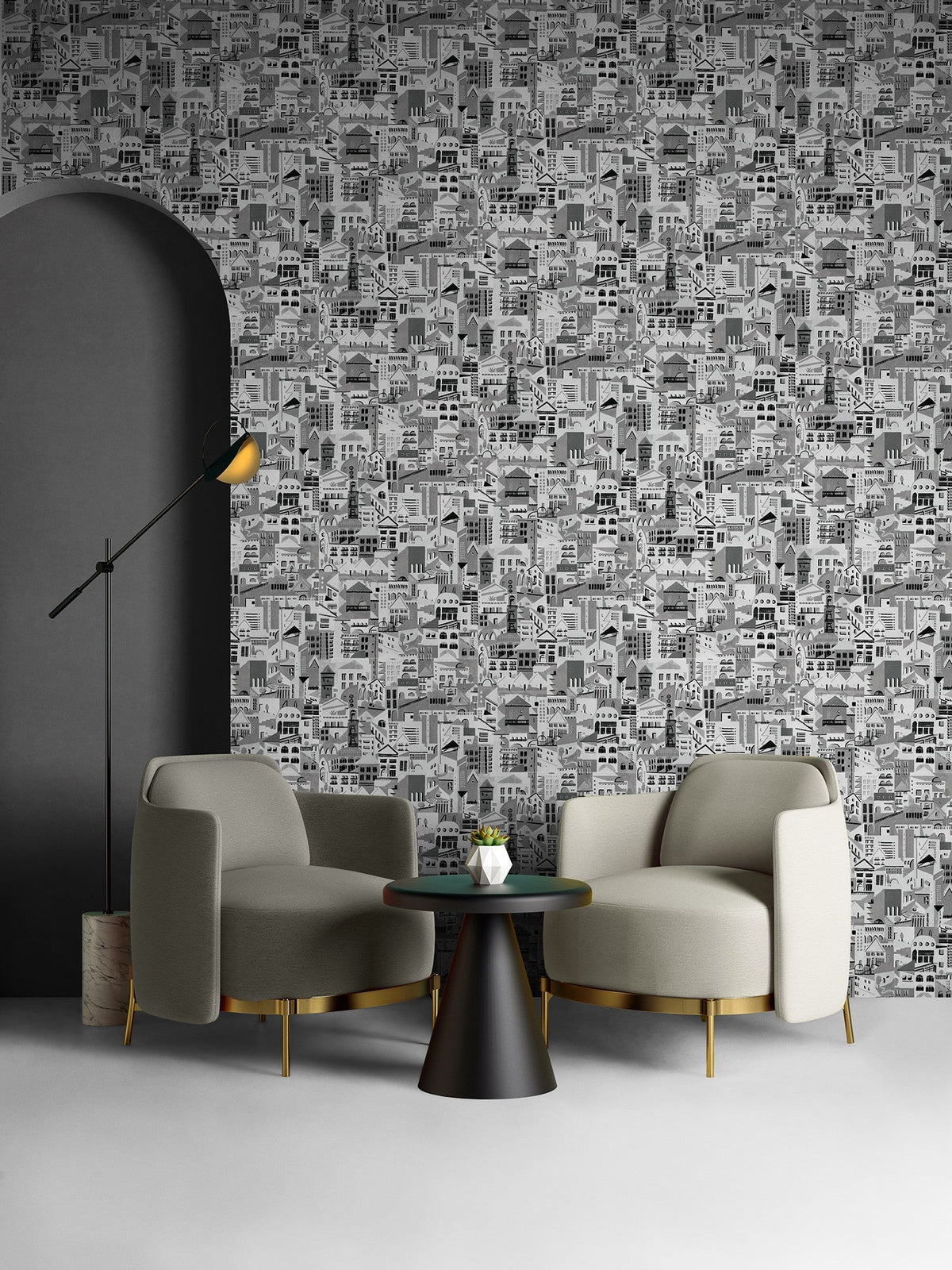 IT4401-5 Villa Gris Ítera Wallpaper by Tres Tintas