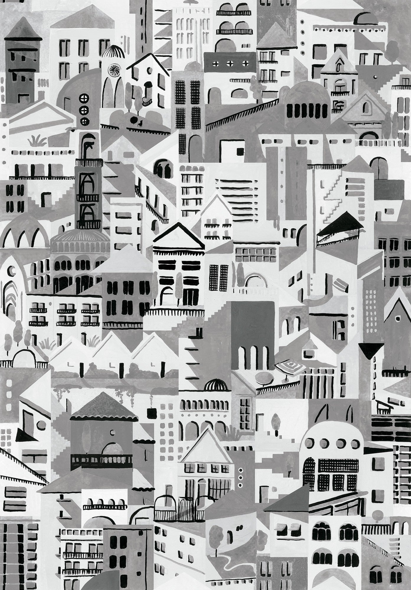 IT4401-5 Villa Gris Ítera Wallpaper by Tres Tintas