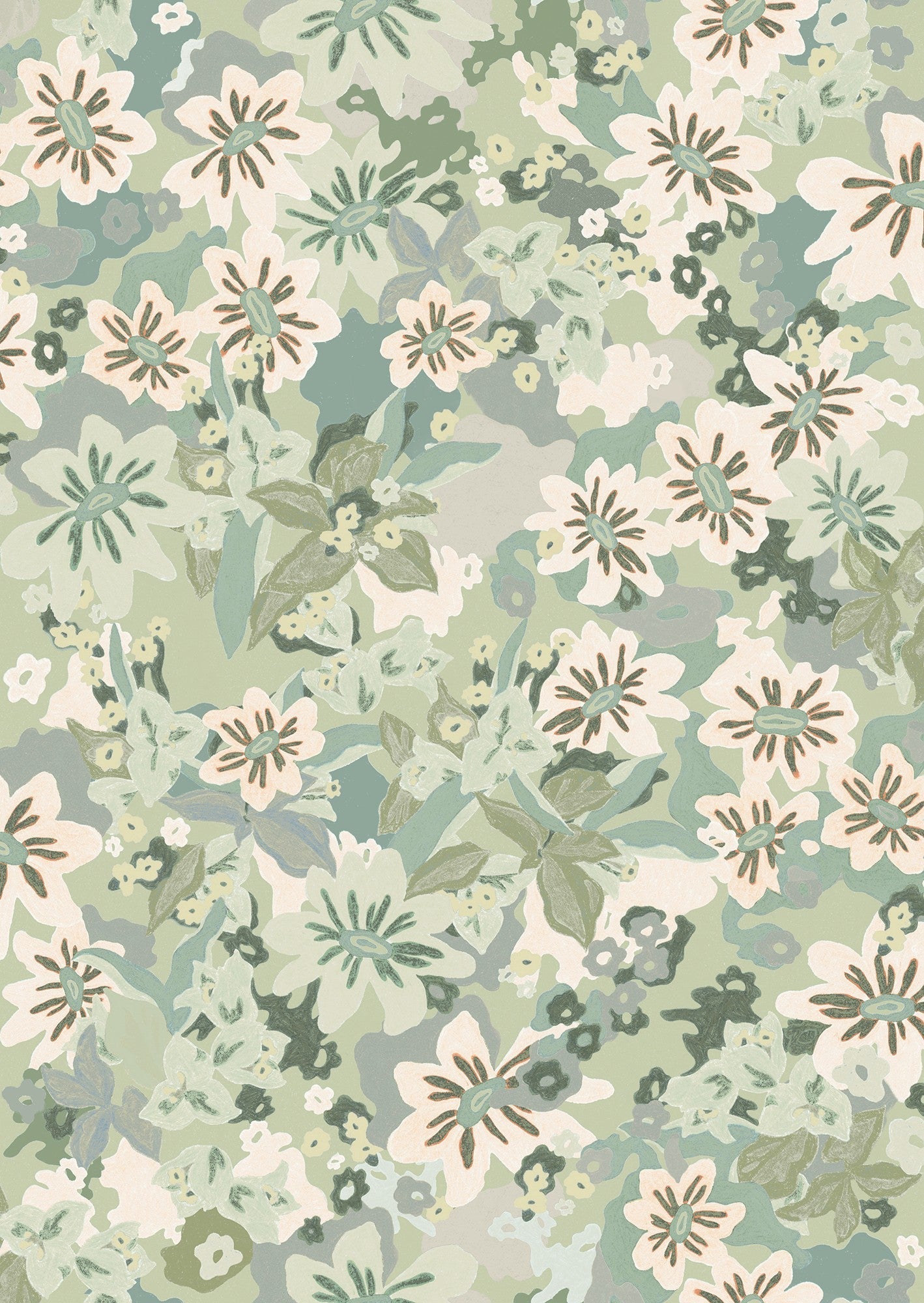 IT4402-1 Heura Verde Ítera Wallpaper by Tres Tintas