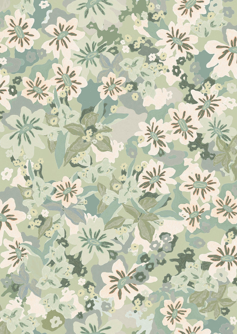 IT4402-1 Heura Verde Ítera Wallpaper by Tres Tintas