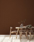 IT4404-1 Flabelo Marrón Ítera Wallpaper by Tres Tintas