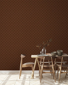 IT4404-1 Flabelo Marrón Ítera Wallpaper by Tres Tintas