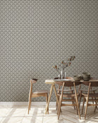 IT4404-2 Flabelo Beige Y Negro Ítera Wallpaper by Tres Tintas