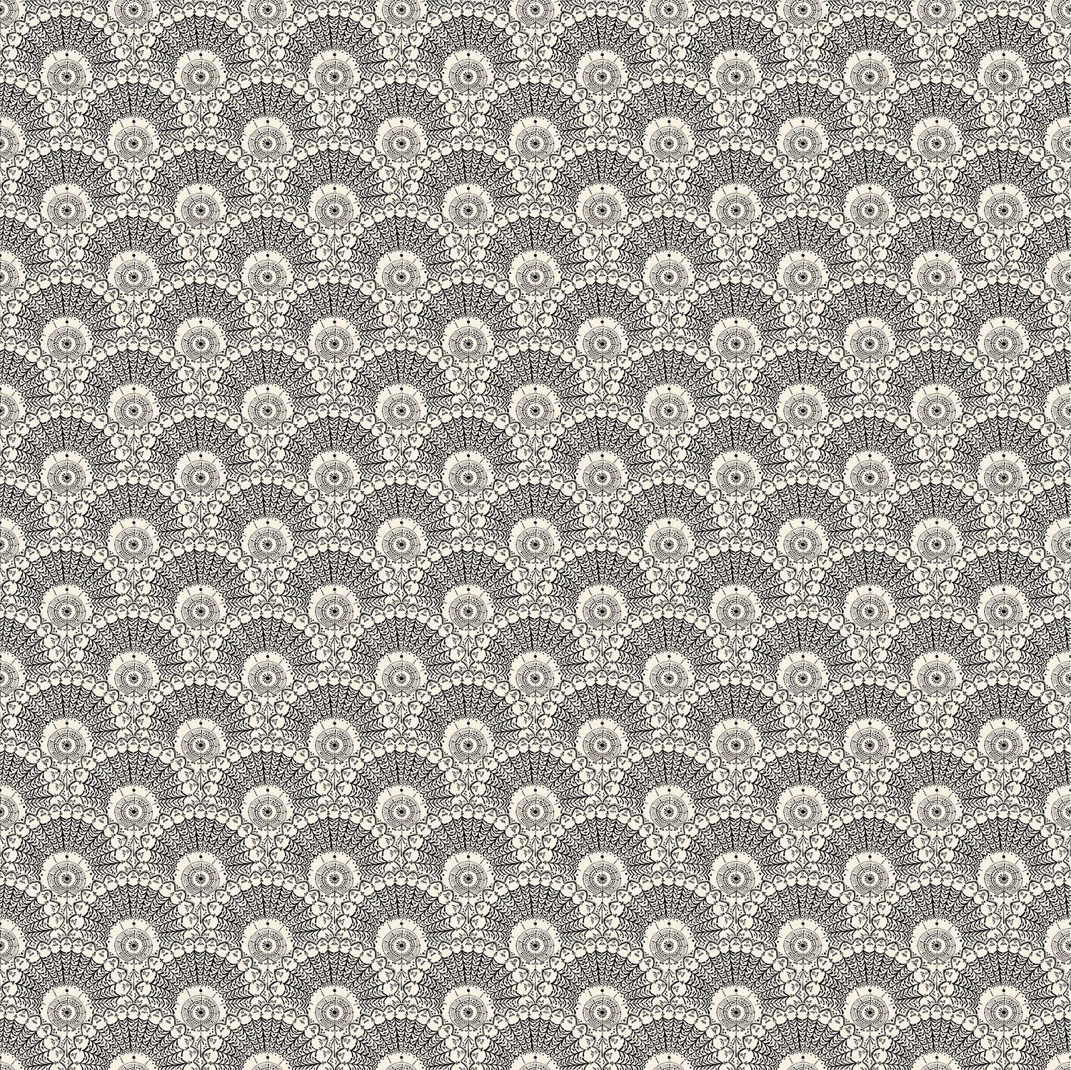 IT4404-2 Flabelo Beige Y Negro Ítera Wallpaper by Tres Tintas