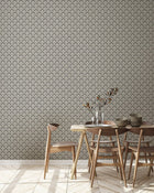 IT4404-2 Flabelo Beige Y Negro Ítera Wallpaper by Tres Tintas