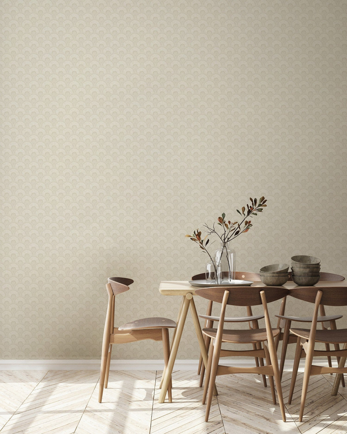 IT4404-3 Flabelo Beige Ítera Wallpaper by Tres Tintas