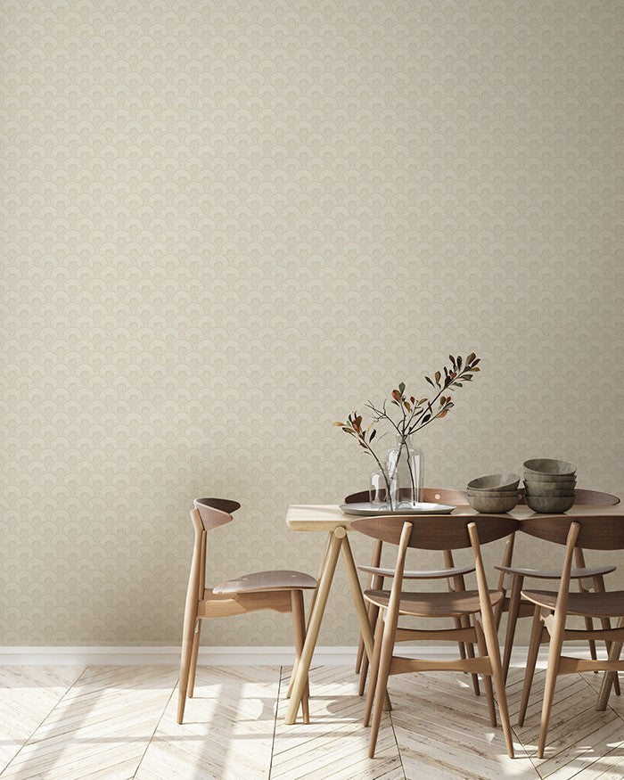 IT4404-3 Flabelo Beige Ítera Wallpaper by Tres Tintas